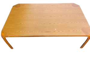 Tendo Mokko Bugholz niedriger Tisch 120 japanisch von Inui Saburo - Bild 1 von 10