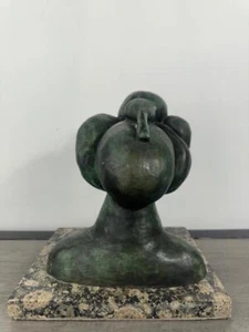 ESCULTURA DE BRONCE HENRI MATISSE "LE TIARE" FIRMADA Y NUMERADA - Imagen 1 de 6