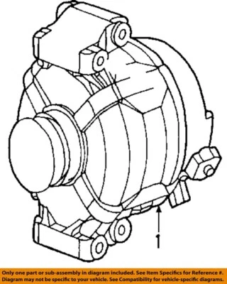 Alternador usado compatible con: Chevrolet Hhr 2006 2,2 grado A Foto 1 de 4