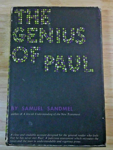 Vintage Book- The Genius of Paul By Samuel Sandmel 1958 First Edition Hardcover - Bild 1 von 11