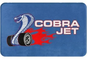Mat - Cobra Jet Snake Logo & Text * Use Anywhere! Ships WORLDWIDE & FREE to USA! - Picture 1 of 2