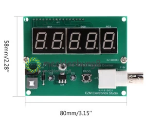DIY Kit 1Hz-75MHz Frequency Counter 7V-9V 50mA Cymometer Module Tester Meter NEW - Bild 1 von 6