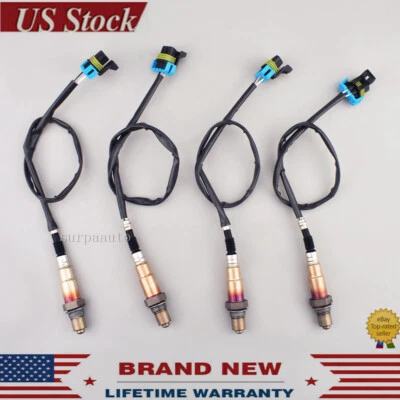 Set of 4 Bosch Oxygen O2 Sensor For 2009-2017 Buick Chevy Cadillac GMC Saturn - Image 1 of 4