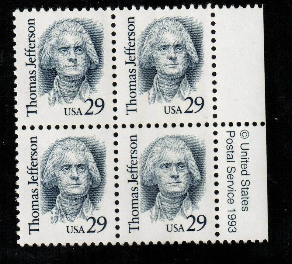 Scott 2185 29¢ Thomas Jefferson  MNH Free Shipping - Image 1 of 1