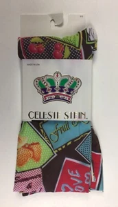 Celeste Stein “Fruit” Leggings One Size  - Picture 1 of 3