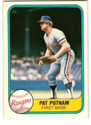 1981 Fleer #630 Pat Putnam Texas Rangers - Image 1 of 2
