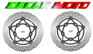 COPPIA DISCHI FRENO ANTERIORI KYMCO AK ABS 550 2017 2018 2019 2020 2021 2022 - Picture 1 of 5