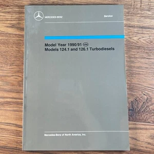 1990-1991 MERCEDES manual Models 124.1 126.1 Turbodiesels FACTORY OEM service - Picture 1 of 4