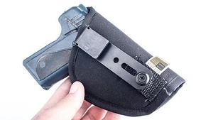 Walther PPK, PPK/S | IWB Conceal Carry Slim Tuck Holster w/ Sweat Guard - Picture 1 of 6
