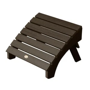 Highwood Outdoor Ottoman 19.8"Wx13.8"H Transitional Collapsible Brown Plastic - Picture 1 of 6