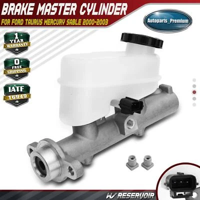 Cilindro maestro de freno con depósito para Ford Taurus Mercury Sable 2000-2003 1 pulgada Foto 1 de 4