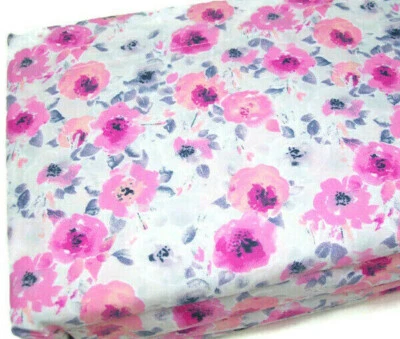 Signature Collection Brush Microfiber Floral Flower Petals Print Twin Sheet Set - Image 1 of 4