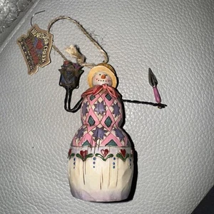 ENESCO JIM SHORE "Heartwood Creek" SNOWMAN - ORNAMENT- Quilt Design #C113110 NWT - Picture 1 of 2