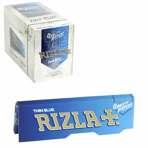 RIZLA BLUE STANDARD Original Regular Cigarette Rolling Papers 1 5 10 25 50 - Picture 1 of 1