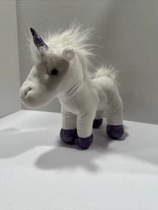 Kinder weißes Einhorn Stofftier Schlafenszeit - Bild 1 von 2