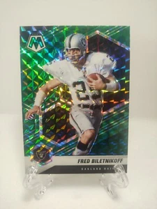 2021 Panini Mosaic Football Fred Biletnikoff | Green Prizm | #105 XN164 - Picture 1 of 2