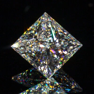 1.05 Ct Loose H/VS2 Rectangular Modified Brilliant Princess Diamond GIA Cert - Image 1 of 4