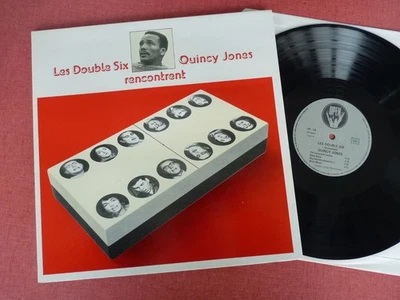 LES DOUBLE SIX RENCONTRENT QUINCY JONES -  Rare LP Jazz gatefold vinyle 33 - Photo 1/4