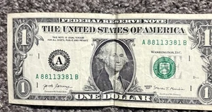 💵 $1 One Dollar Bill 💵 Liars Poker Binary Repeater 88113381 - Picture 1 of 2