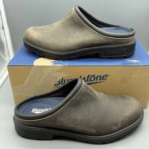 Blundstone BL2422 Unisex Clogs AU 8,5 M 9,5 W 10,5 Braun Leder Slipper Schuhe - Bild 1 von 15