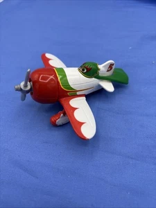 Avión Diecast Disney Pixar El Chupacabra #5 Capa de Metal Rojo Blanco Verde - Imagen 1 de 5