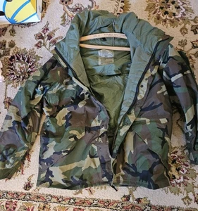 US Military Jacke Large kurz Herren Woodland Cold Weather Parka Gore-Tex - Bild 1 von 14