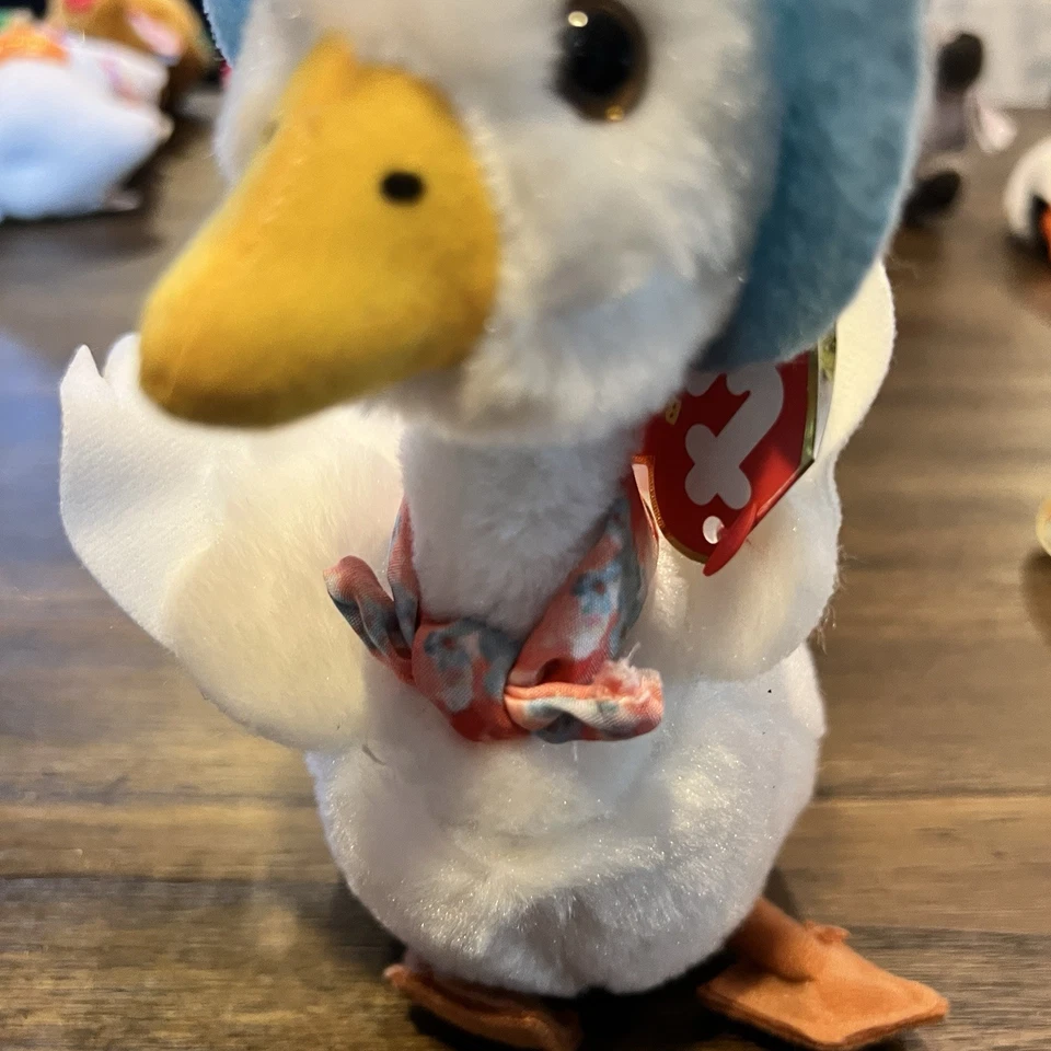 Ty Original Beannies plush stuffed animal 6"  Peter Rabbit Puddle Duck Jemima - Image 1 of 4