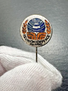 VINTAGE UNITED NATIONS REUNION FOR PEACE PHILIPPINES STICK PIN UNESCO H535 - Picture 1 of 7