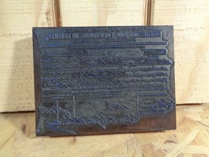 Alhambra Steamboat Konnossement, 1855 - Historischer Iowa Druckpresse Block - Bild 1 von 6