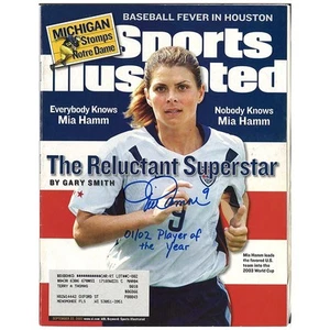 Mia Hamm handsigniert & beschriftet September 2003 Sports Illustrated Magazine - Bild 1 von 1