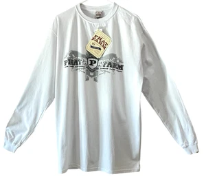 Camiseta Phat Farm Para Hombre Vintage Años 90 Manga Larga Gráfica Blanca XL Logo Camiseta Nueva con Etiquetas - Imagen 1 de 21