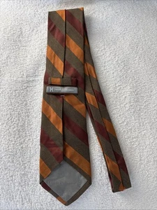HICKEY FREEMAN Men's Neck Tie 100% SILK -MADE IN ITALY- - Picture 1 of 2