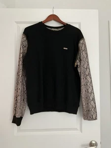 Hudson Outerwear XL Men’s Cotton Sweatshirt Detachable Faux Snakeskin Sleeves - Picture 1 of 6