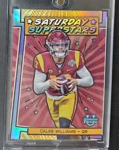 Bowman Chrome University Caleb Williams Saturday Superstars 2023 #SS-1 - Imagen 1 de 2