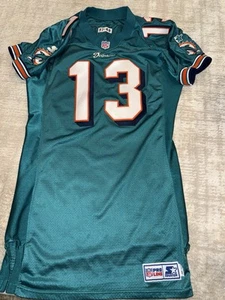 Camiseta deportiva auténtica emitida por el equipo Dan Marino de los Miami Dolphins 1997 talla 48 *LEER* - Imagen 1 de 12