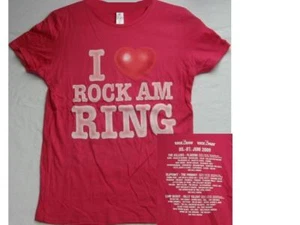 ROCK AM RING  2009 - I Love Rock am Ring - Girlie Girl Shirt - Größe / Size M  - Bild 1 von 1