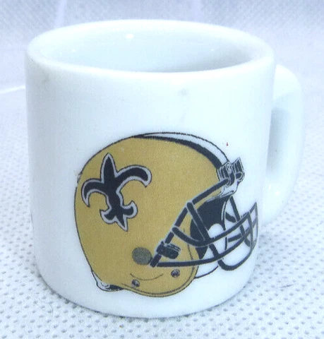 New Orleans Saints NFL Football Mini Ceramic Mug / Collector Shot Glass Cover