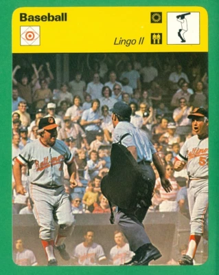 1978 SPORTSCASTER EARL WEAVER 巴尔蒂莫尔 ORIOLES "LINGO" 名堂近乎完好 — 第 1/2 张图片