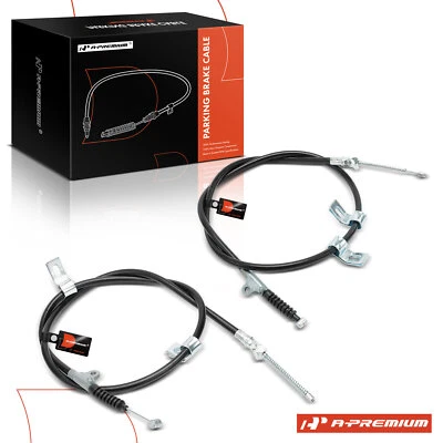 Cable de freno de estacionamiento trasero nuevo 2 piezas para tambor trasero Nissan Sentra 1991-1994 NX 91-93 Foto 1 de 4