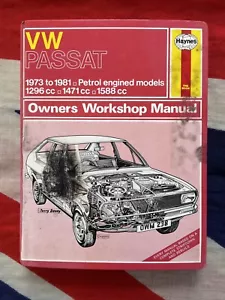HAYNES MANUAL 238 VW Passat 1973-81 PETROL - Picture 1 of 4