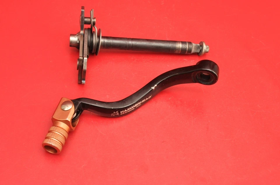 2009 07-12 KTM 450 XCF SXF EXC 505SXF 450SXF Transmission Shift Shaft lever Foto 1 de 4