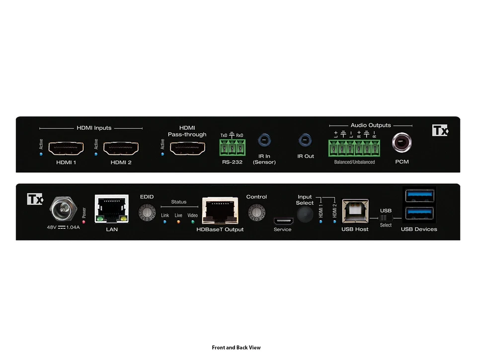 Key Digital KD-PS22UTx 4K 328ft HDMI/HDBaseT (Transmitter) Extender/2x1 Switcher - Image 1 of 1