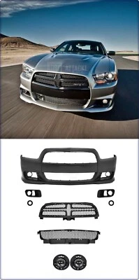 KOMPLETT STOßSTANGE VORNE  FÜR DODGE CHARGER 2011 - 2014 SRT STIL OHNE RADAR - Bild 1 von 4