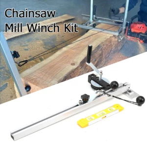Chainsaw Mill Auxiliary Oiler Winch Kit Manual Tool w/Lever Arm Anchor System - Picture 1 of 8