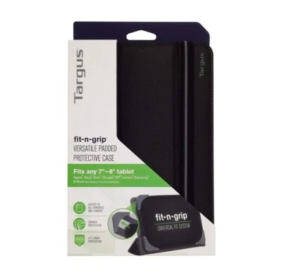 Targus Fit-N-Grip Universal Case THZ589EU für Tablets von 7 bis 8 Zoll, black - Bild 1 von 2