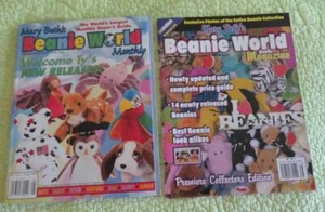 Lot 1998 BEANIE WORLD Mary Beths MAGAZINE Vol 1 #1 & 6 Premiere 1997 1998 - Picture 1 of 6