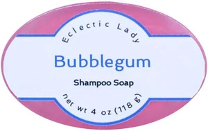 Kaugummi Shampoo Seife Bar von Eclectic Lady, 4 Unzen Bar - Bild 1 von 5
