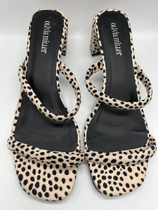 Sandalias de tacón de bloque para mujer Olivia Miller talla 10 - Imagen 1 de 4