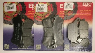 EBC Organic FRONT and REAR Disc Brake Pads For HONDA CBR600FA ABS (2011 to 2013) - Image 1 of 4