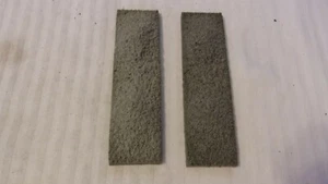 Pair of Resin HO Scale Gray Gravel Loads for Athearn and others 4.375" x 1.25" - Picture 1 of 3
